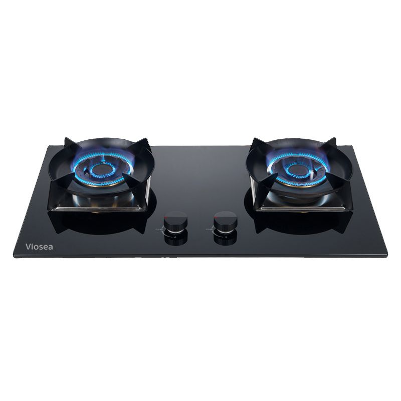 Semua Dapur Gas Tembaga Aluminium Cermin Hitam