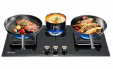 Di mana reka bentuk anggun memenuhi Genius dalam dapur Gas tiga pembakar