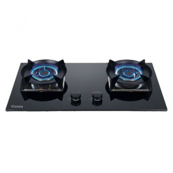 Semua Dapur Gas Tembaga Aluminium Cermin Hitam