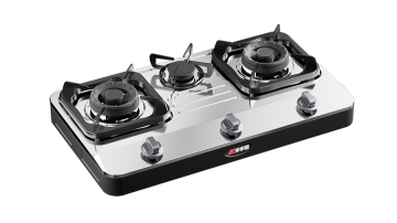 Superstar keluli tahan karat: melepaskan fleksibiliti masakan dengan dapur Gas Viosea 3-Burner
